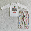 Baby boys Christmas hats pajamas sets