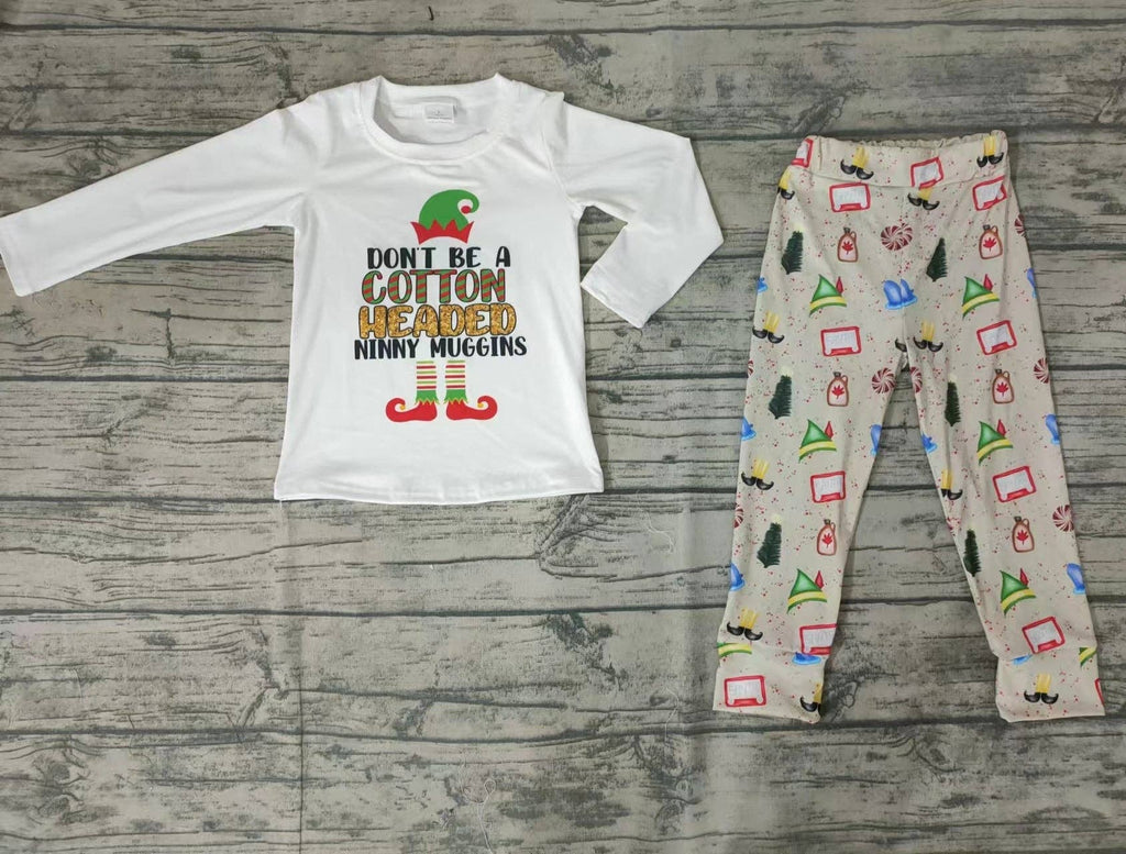 Baby boys Christmas hats pajamas sets