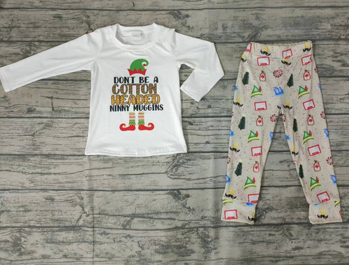Baby boys Christmas hats pajamas sets