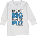 He's Got Big Plans for Me Long  or Short Sleeve Tee